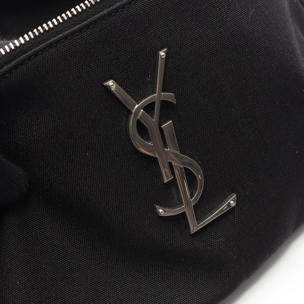 SAINT LAURENT PARIS YSL logo waist bag Body Belt Crossbody canvas leather black - Picture 6 of 7
